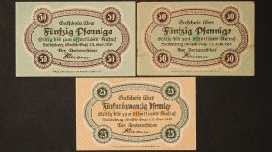 Poland Stronie Slaskie Lot of 3 Notes 1920
