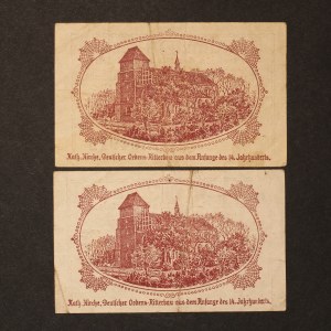 Poland Nowy Staw Gdansk Lot of 2 Notes 1920