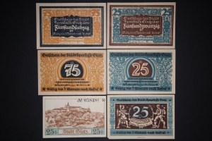 Poland Klodzko Lot of 6 Notes 1921