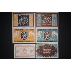Poland Klodzko Lot of 6 Notes 1921
