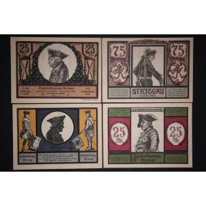 Poland Strzegom Lot of 4 Notes 1921