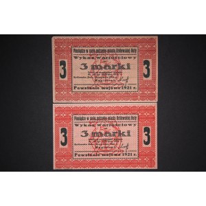 Poland Chorzow Lot of 2 Notes 1921