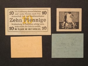 Poland Walbrzych Lot of 4 Notes ND
