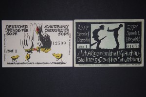 Poland Glauchau Lot of 2 Notes