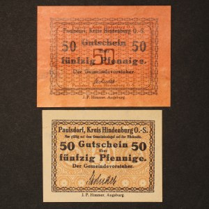 Poland Pawlow Lot of 2 Notes ND