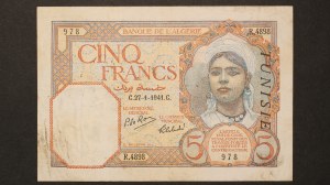 Tunisia 5 Francs 1941