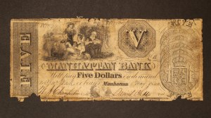 United States Manhattan, Ohio 5 Dollars 1840