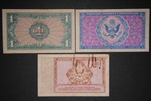 United States Lot of 3 Notes ND (1948-1951)