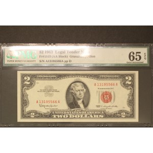 United States 2 Dollars 1963