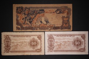 Vietnam Lot of 3 Notes 1949-1951