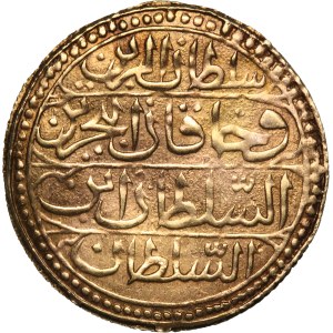 Algeria Ottoman Empire 1 Sultani 1828 (AH1243) Gold