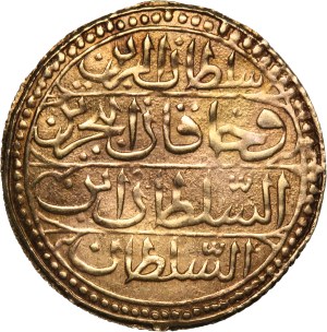 Algeria Ottoman Empire 1 Sultani 1828 (AH1243) Gold