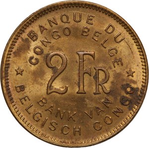 Belgian Congo 2 Francs 1947
