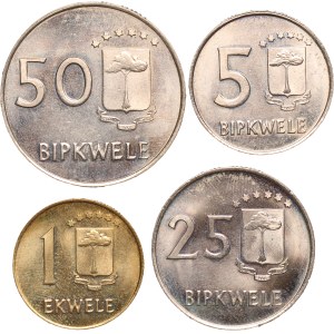 Equatorial Guinea Lot of 4 Coins