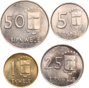Equatorial Guinea Lot of 4 Coins