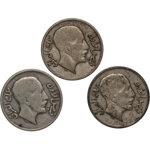 Iraq Lot of 3 Coins 1933 (AH1352) Silver