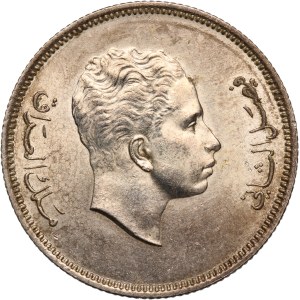 Iraq 50 Fils 1955 (AH1375) Silver