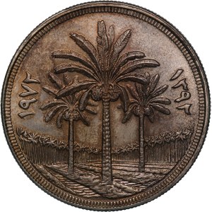 Iraq 1 Dinar 1972 (AH1392) Silver