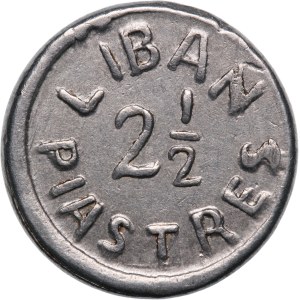 Lebanon 2 1/2 Piastres ND (1941)