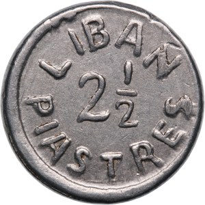 Lebanon 2 1/2 Piastres ND (1941)