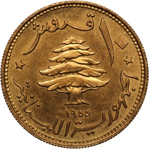 Lebanon 10 Piastres 1955