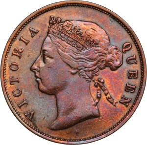 Mauritius 5 Cents 1890 H