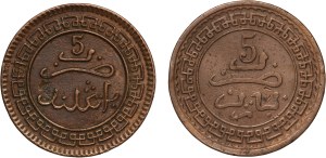 Morocco Lot of 2 Coins 1903 (AH1320-1321)