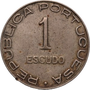Mozambique Portuguese Colony 1 Escudo 1936