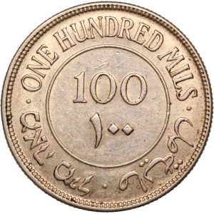 Palestine 100 Mils 1935 Silver