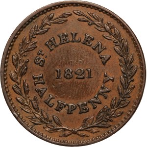 Saint Helena 1/2 Penny 1821