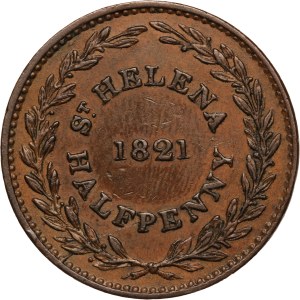 Saint Helena 1/2 Penny 1821