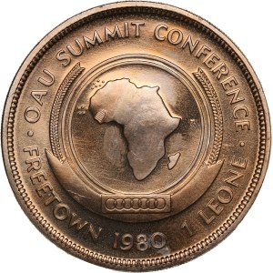 Sierra Leone 1 Leone 1980 Silver