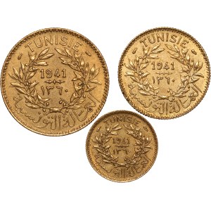 Tunisia Lot of 3 Coins (AH1360)