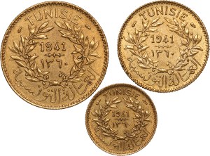 Tunisia Lot of 3 Coins (AH1360)