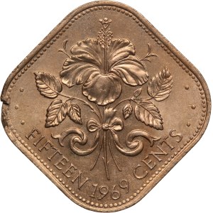 Bahamas 50 Cents 1969 Mint Error
