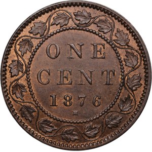 Canada 1 Cent 1876 H