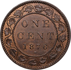 Canada 1 Cent 1876 H