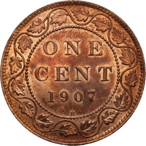 Canada 1 Cent 1907 H Prooflike