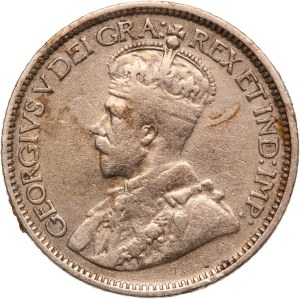 Canada 10 Cents 1913 Rare Large Leaves Silver