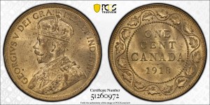 Canada 1 Cent 1918