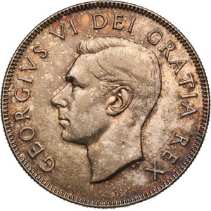 Canada 50 Cents 1948 Silver