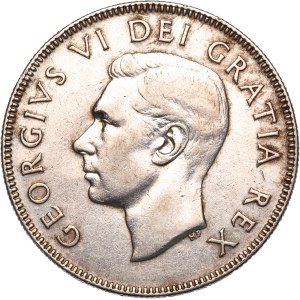 Canada 50 Cents 1948 Silver