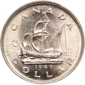 Canada 1 Dollar 1949 Silver
