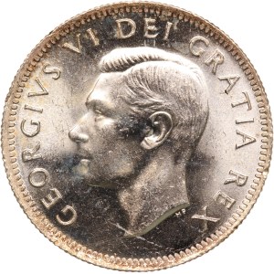 Canada 25 Cents 1952 Silver