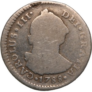 Chile 1 Real 1788 Silver