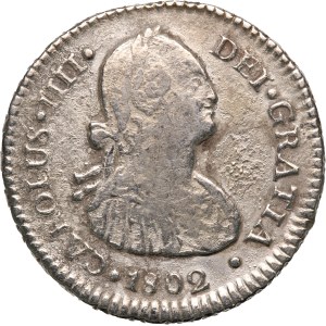 Chile 1 Real 1802 Silver