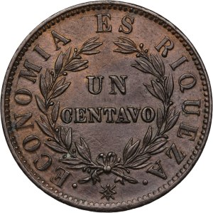 Chile 1 Centavo 1853