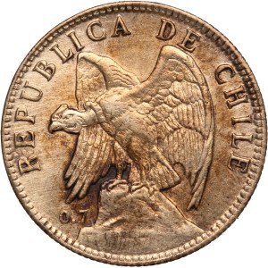 Chile 50 Centavos 1905 Silver