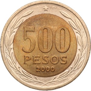 Chile 500 Pesos 2000 So
