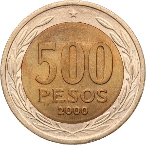 Chile 500 Pesos 2000 So